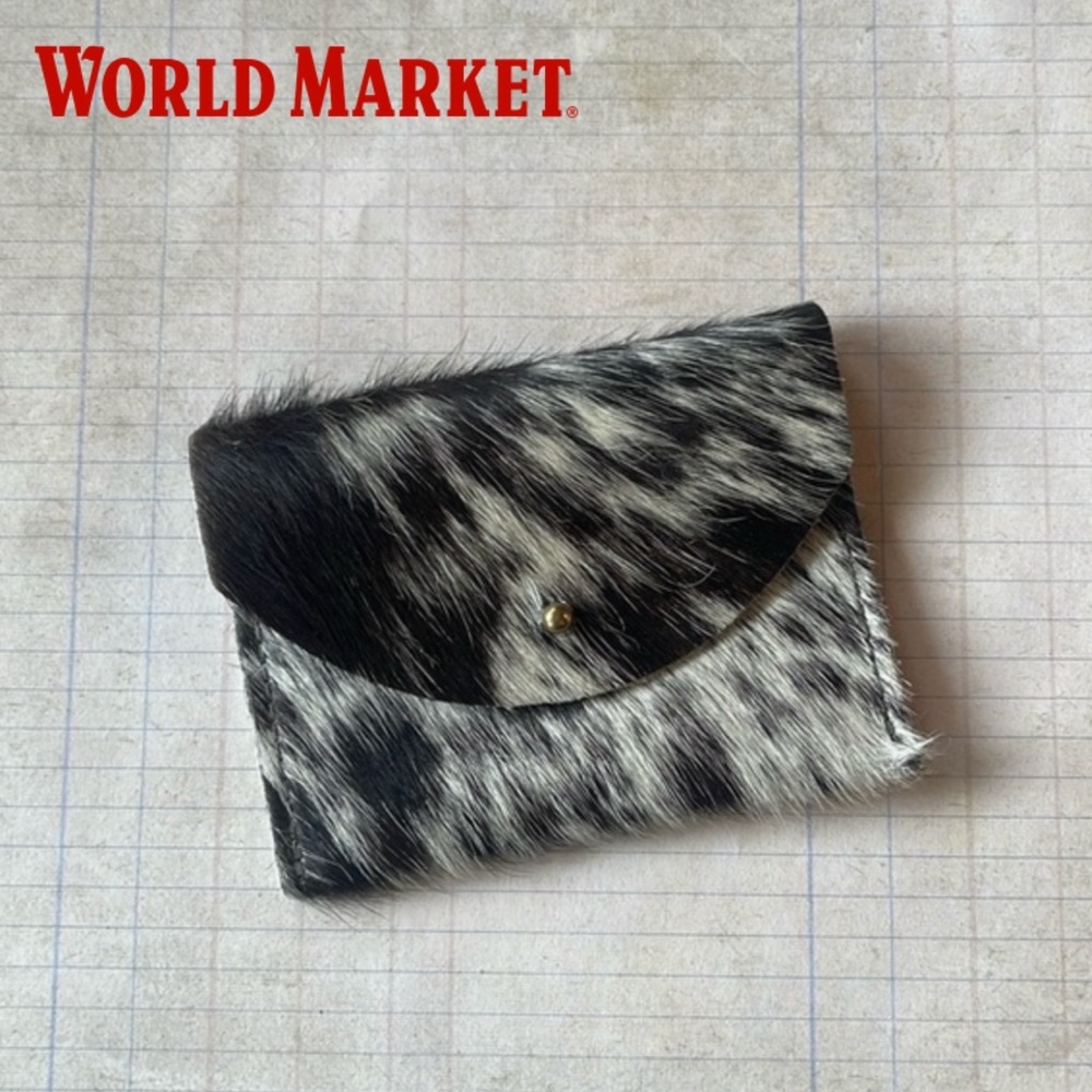 World Market Card Holder and Coin Pouch